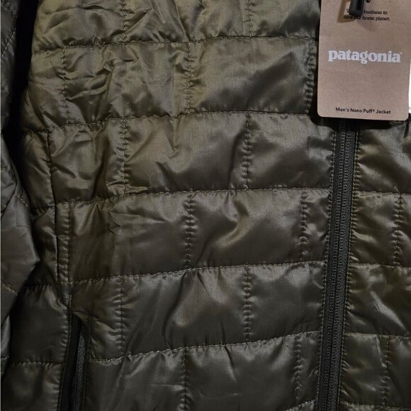 Patagonia Nano Puff Jacket for Men Small Sage Khaki 84212 - Picture 2 of 3